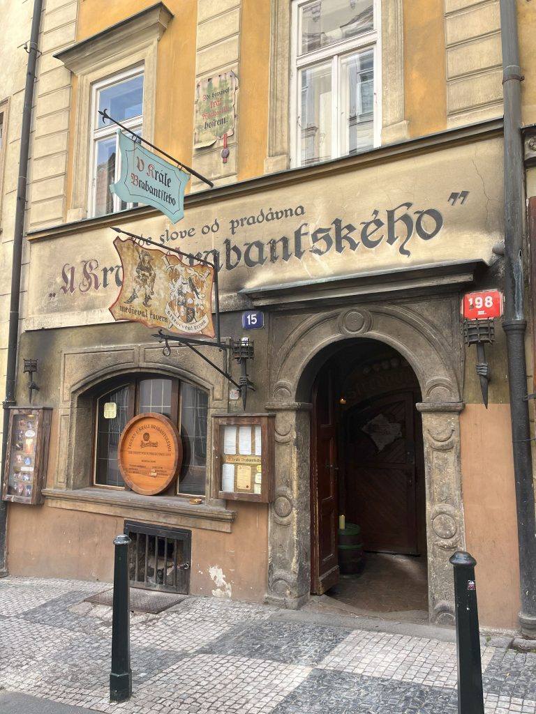 prague tavern-outside